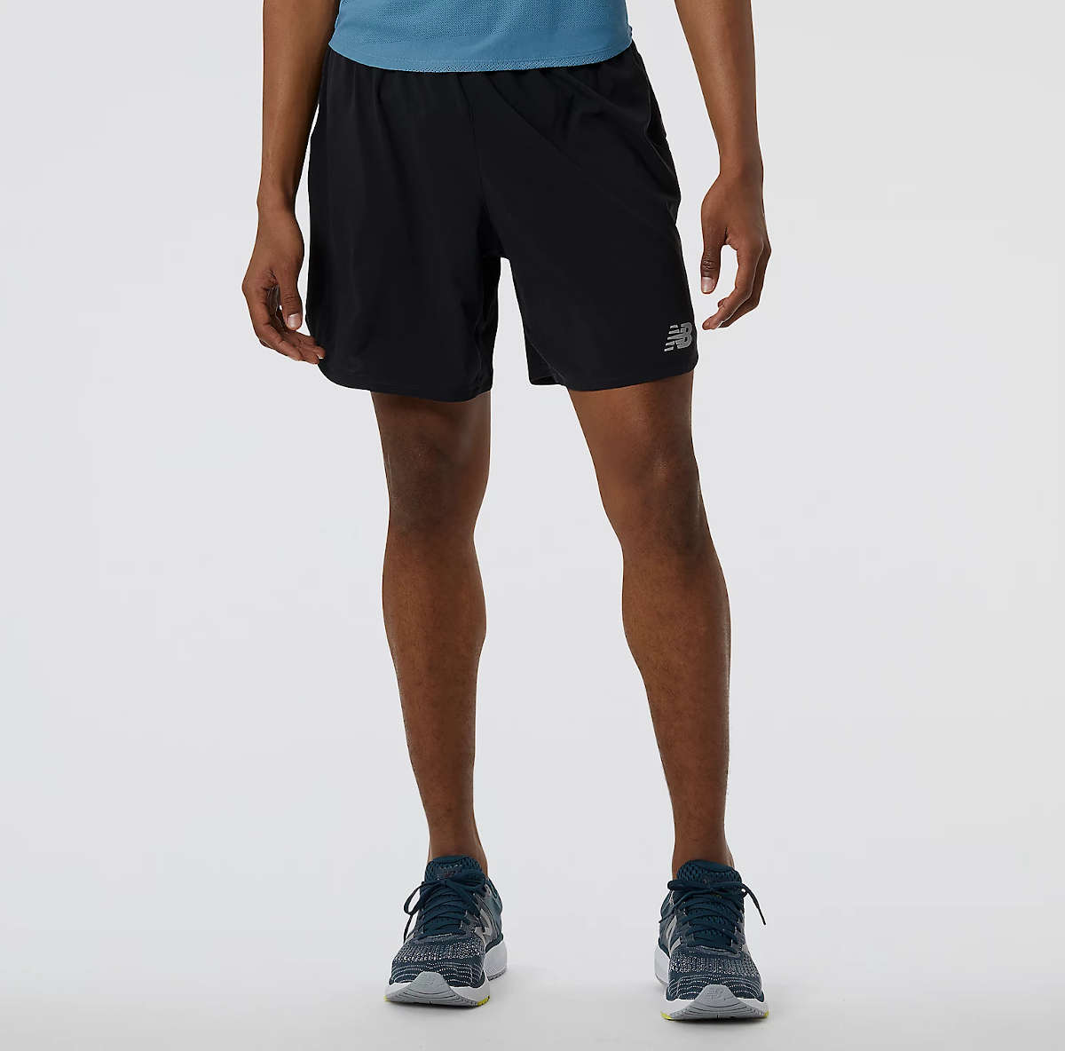 New Balance Mens Impact Run 7in Shorts E Outdoor